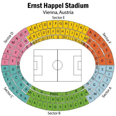 Ernst happel stadion plan